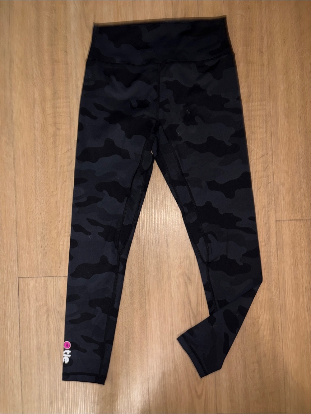 The Ladies Edge Black Camo High-Rise Leggings for Women
